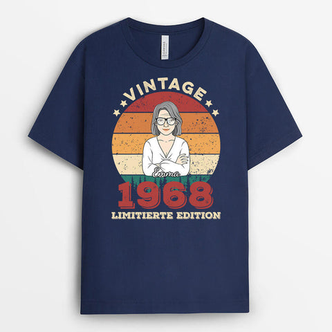 Personalisiertes Vintage Limitierter Edition T-Shirt Geschenke für Mama zum 60. Geburtstag[product]