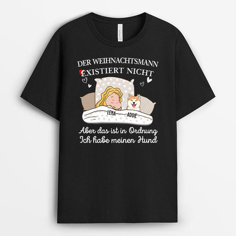 Personalisiertes Weihnachtsüberraschung T-Shirt Lustiges Geschenk für Freundin[product]