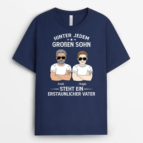 Personalisiertes Wundervoller Papa T-Shirt t shirt 50 geburtstag mann