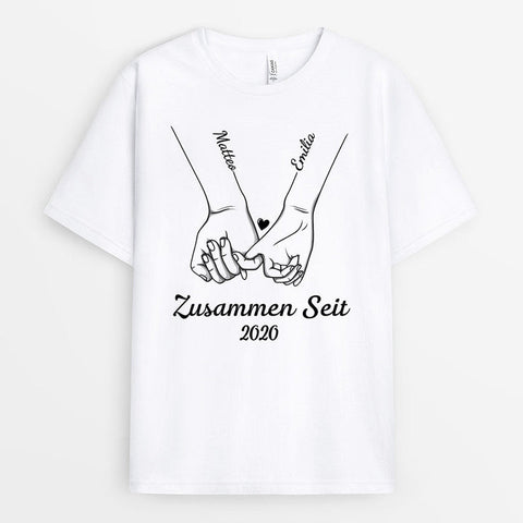 Personalisiertes Zusammen Seit T-Shirt geschenk für ehemann der alles hat[product]