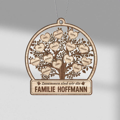 Personalisiertes Zusammen Sind Wir Eine Familie Ornament Geschenke Freundin 40 Geburtstag[product]