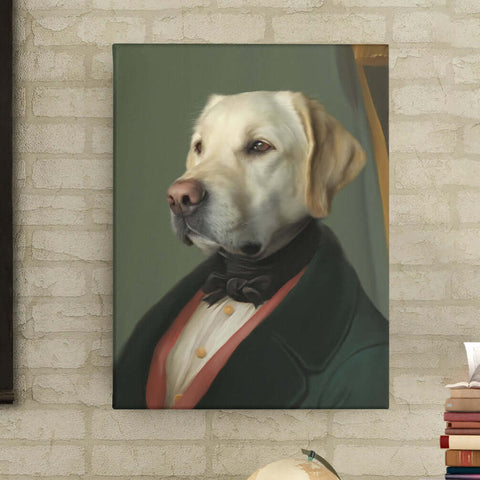 portrait von hund