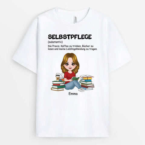 Legeres T-Shirt Selbst Gestalten Online Personalisiertes Selbstfürsorge Definition T-shirt[product]