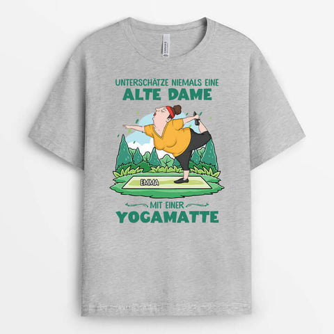 Lebhaftes T-Shirt Selbst Gestalten Online Personalisiertes Yogamatte T-shirt[product]