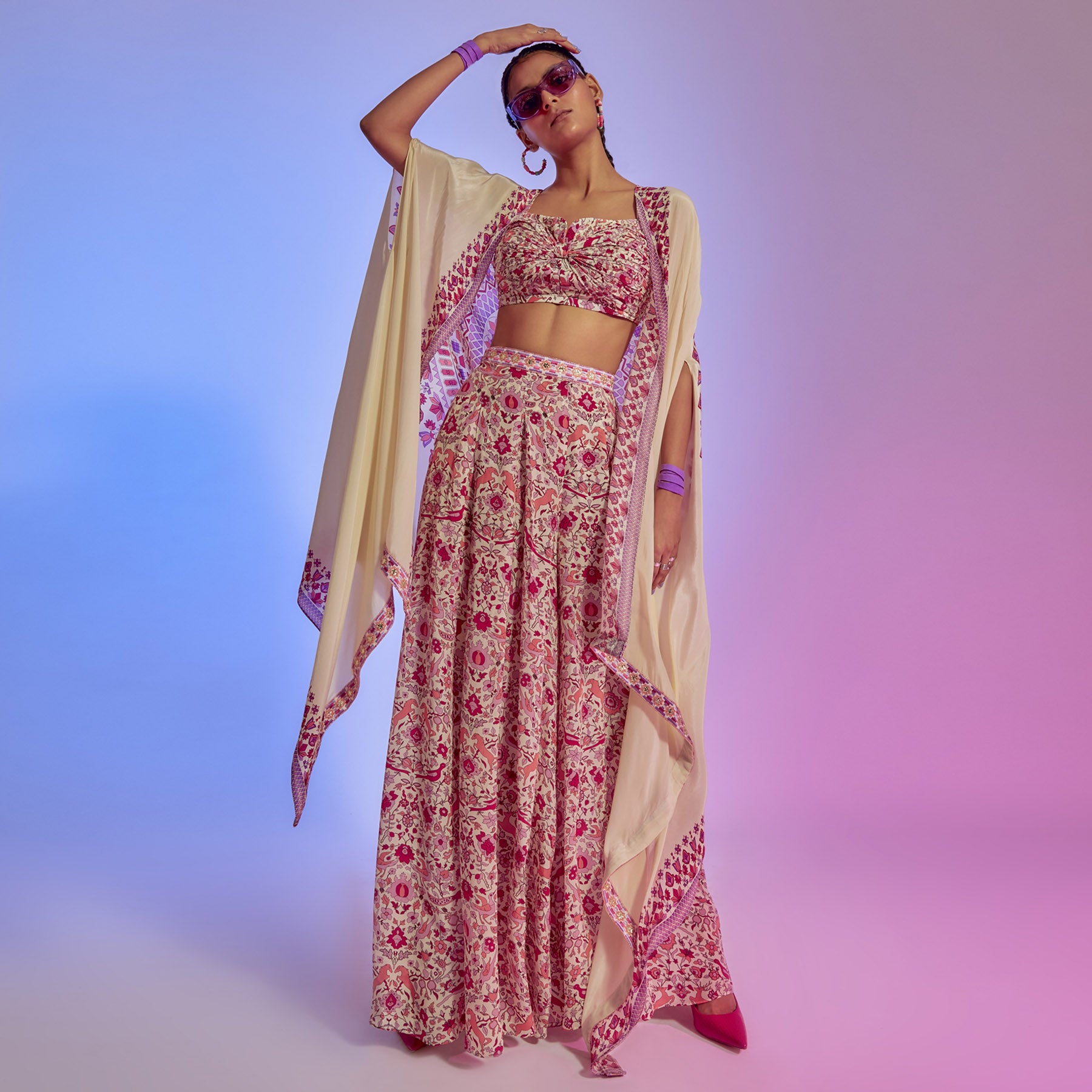 Experience the grand summer romance in this box pleated lehenga, paired  with a butterfly blouse from @varunb… | Bridal dresses, Indian wedding  dress, Bridal outfits