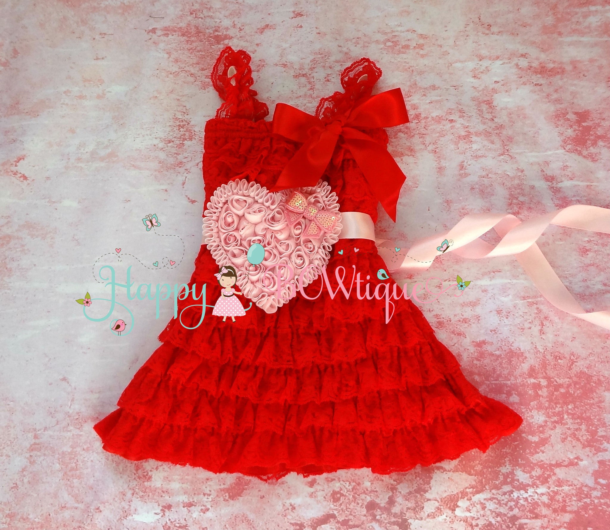 valentines dress for little girl