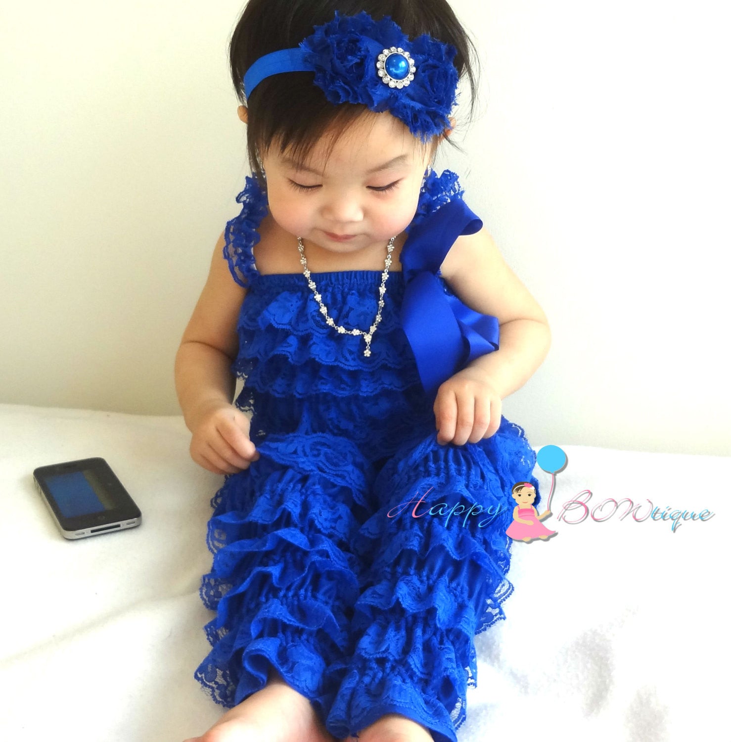 baby girl blue outfit