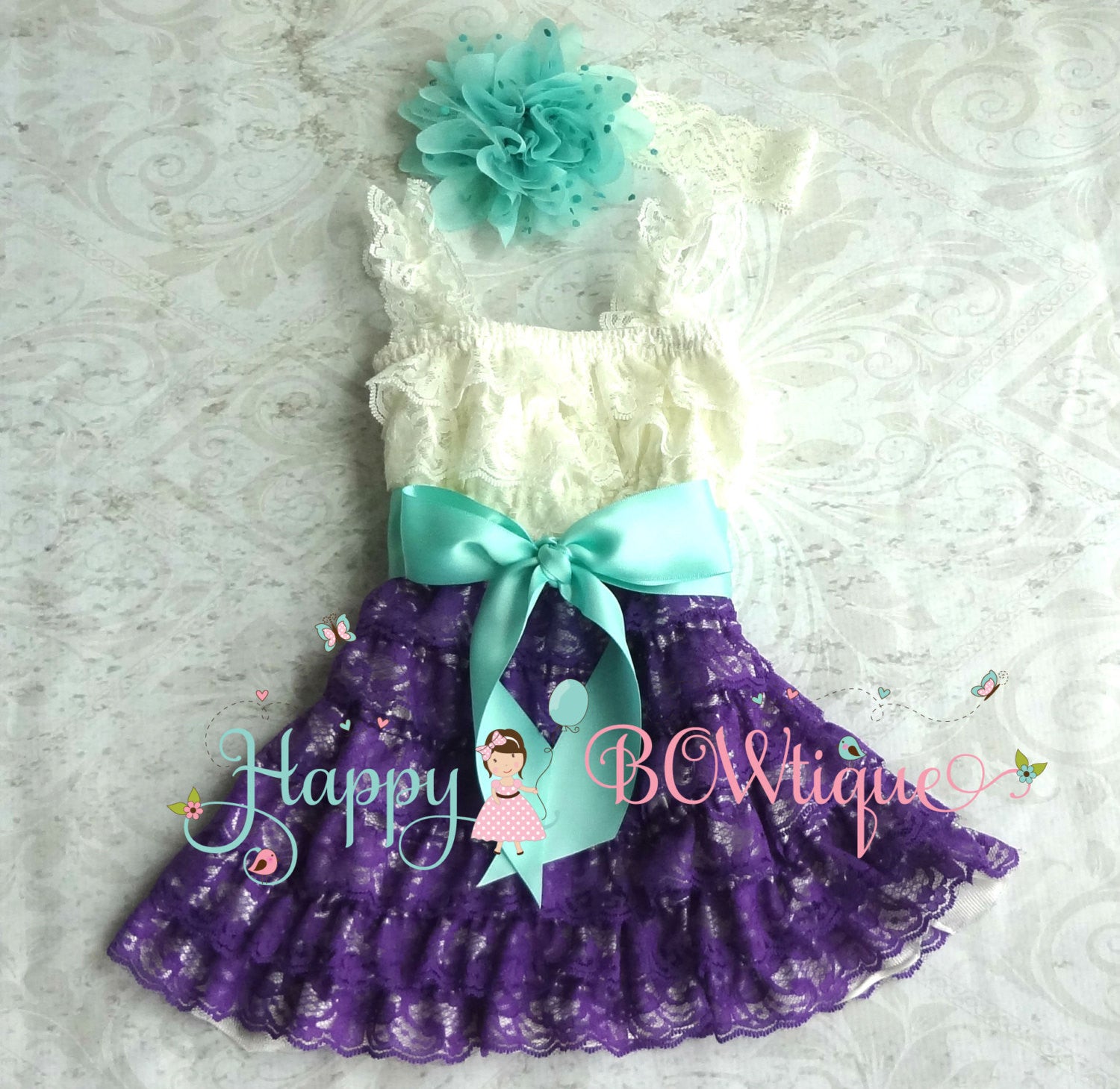 baby girl lavender dress