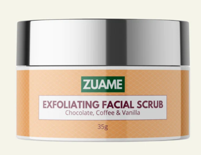 Exfoliating facial scrub