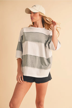 Polly Colorblock Top - Kenneth & Anne