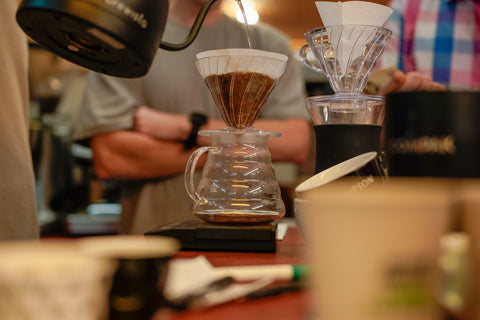 how much caffeine is in pour over coffee