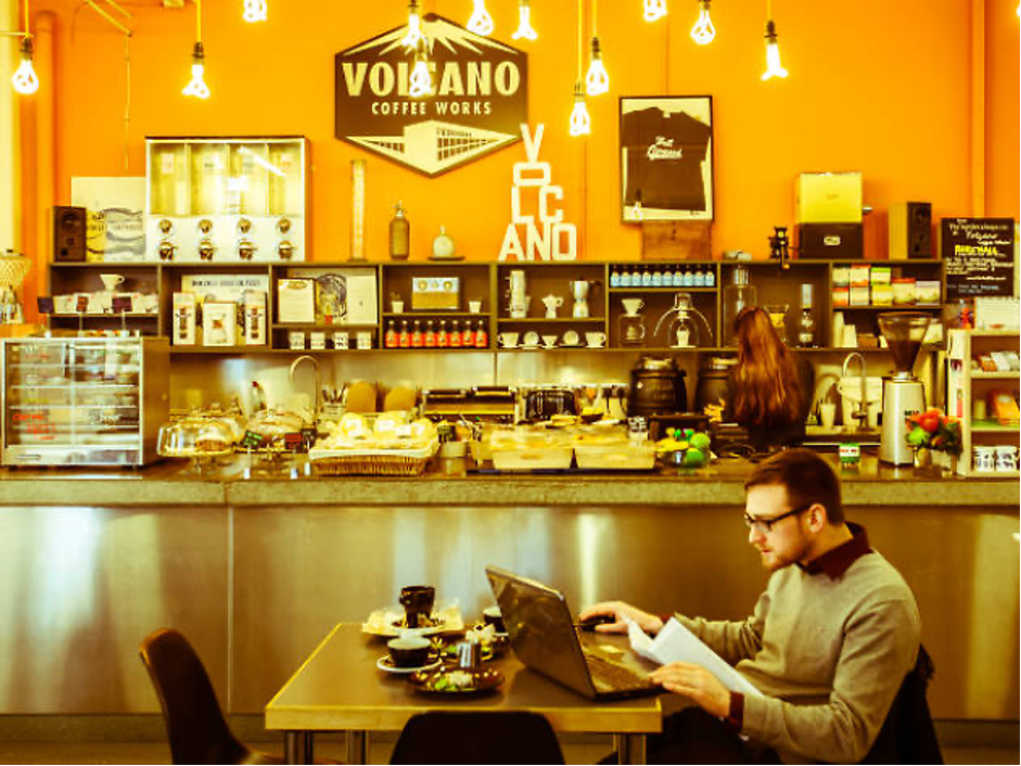 Volcano coffee works brixton