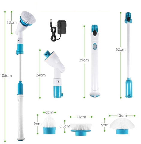 HDX Brosse de nettoyage électrique polyvalente