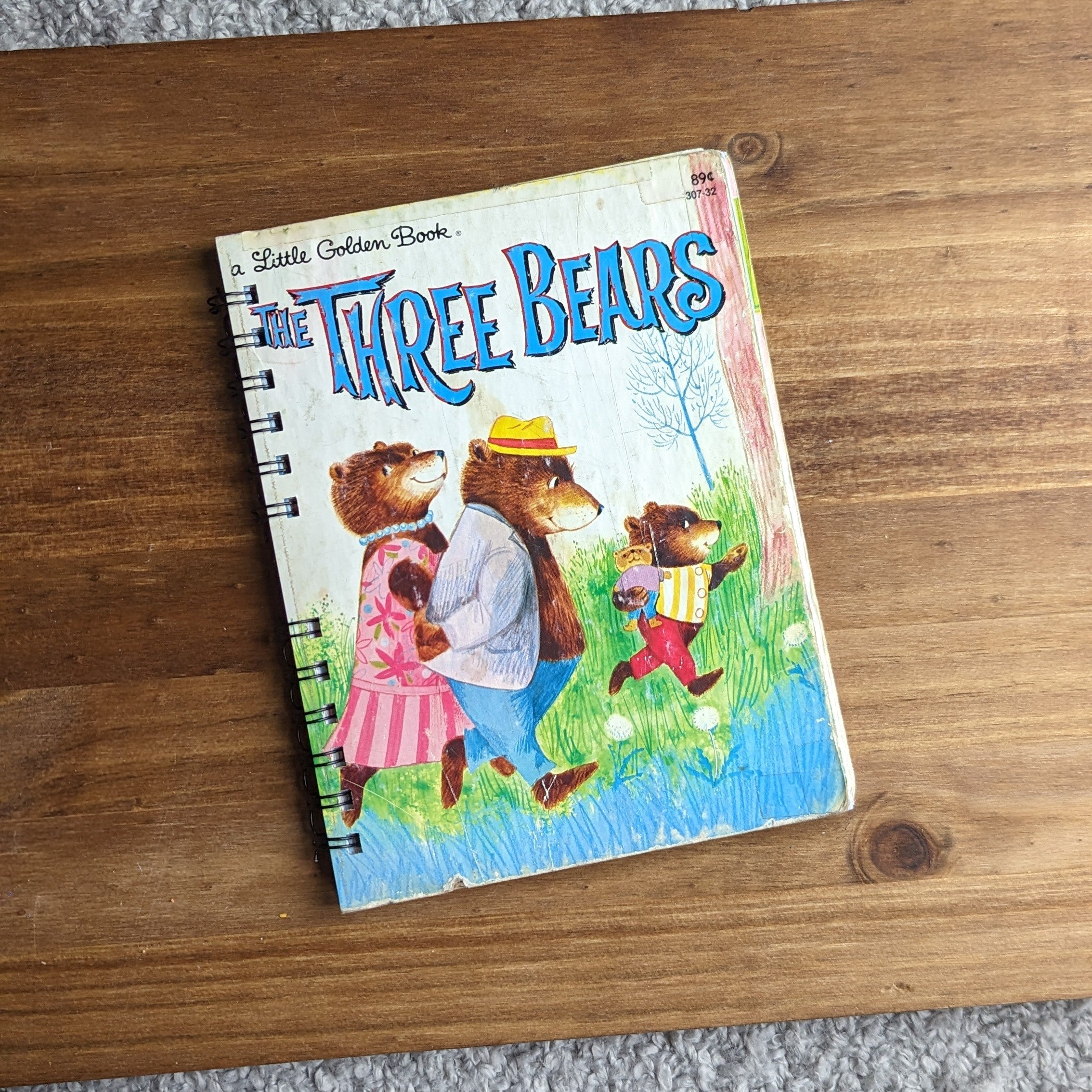 The Three Bears - Recycled Notebook