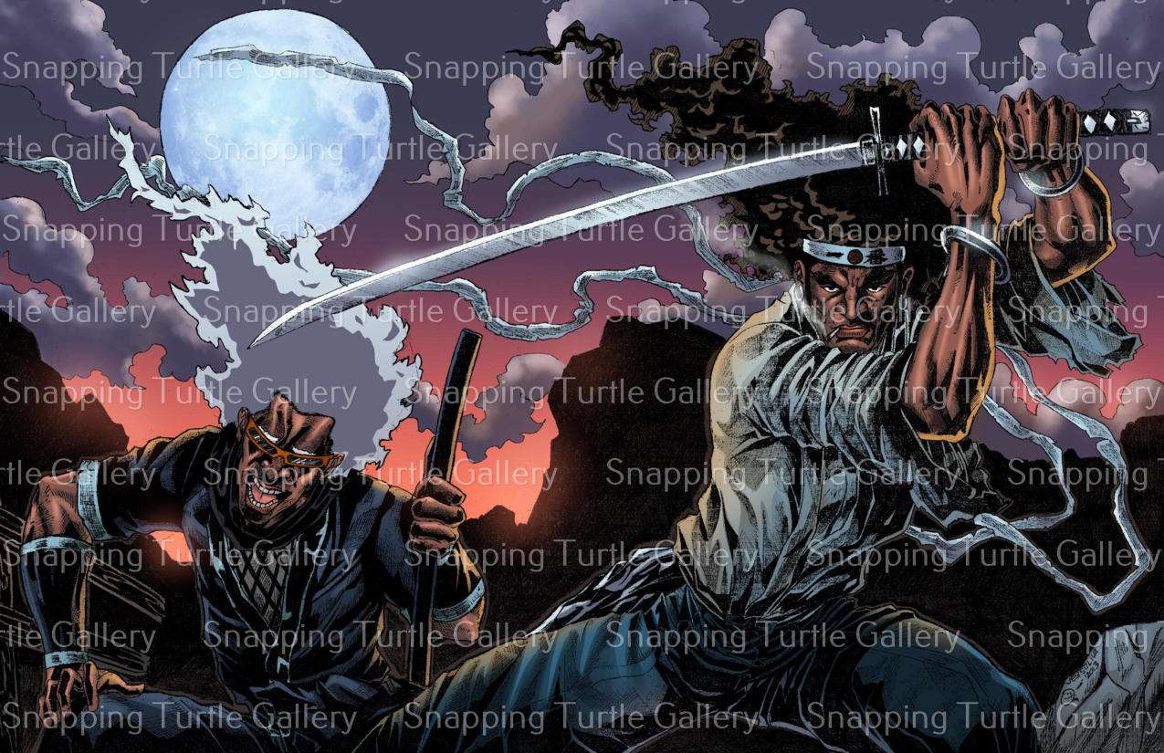 Afro Samurai Wall Art