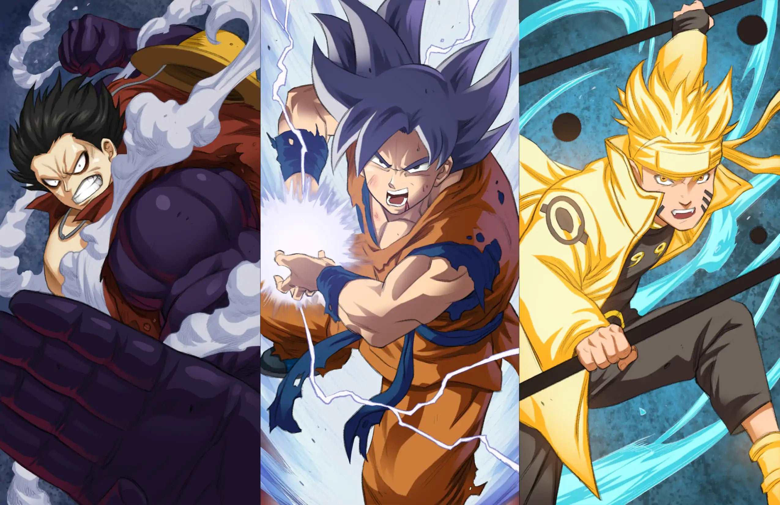 Anime Heroes Collide Wall Art