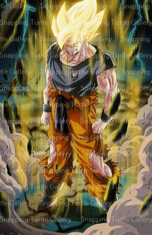 Goku SSJ Blue Original Vvoat - Illustrations ART street