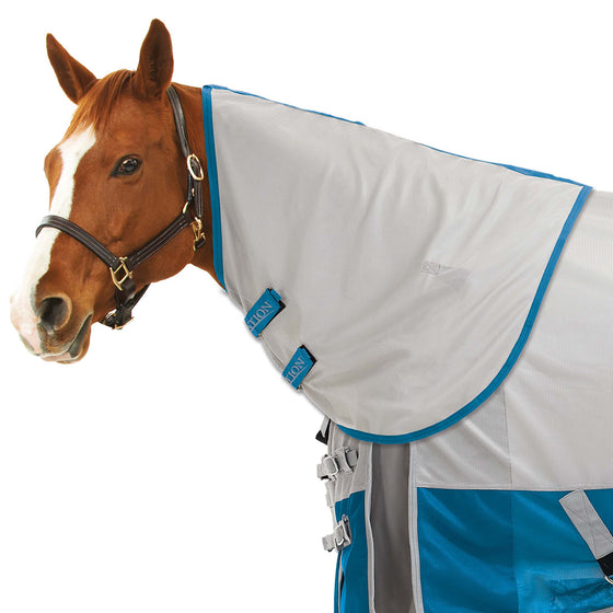 Super Fly Long Nose Mask - Grey/Teal – Ovation Riding