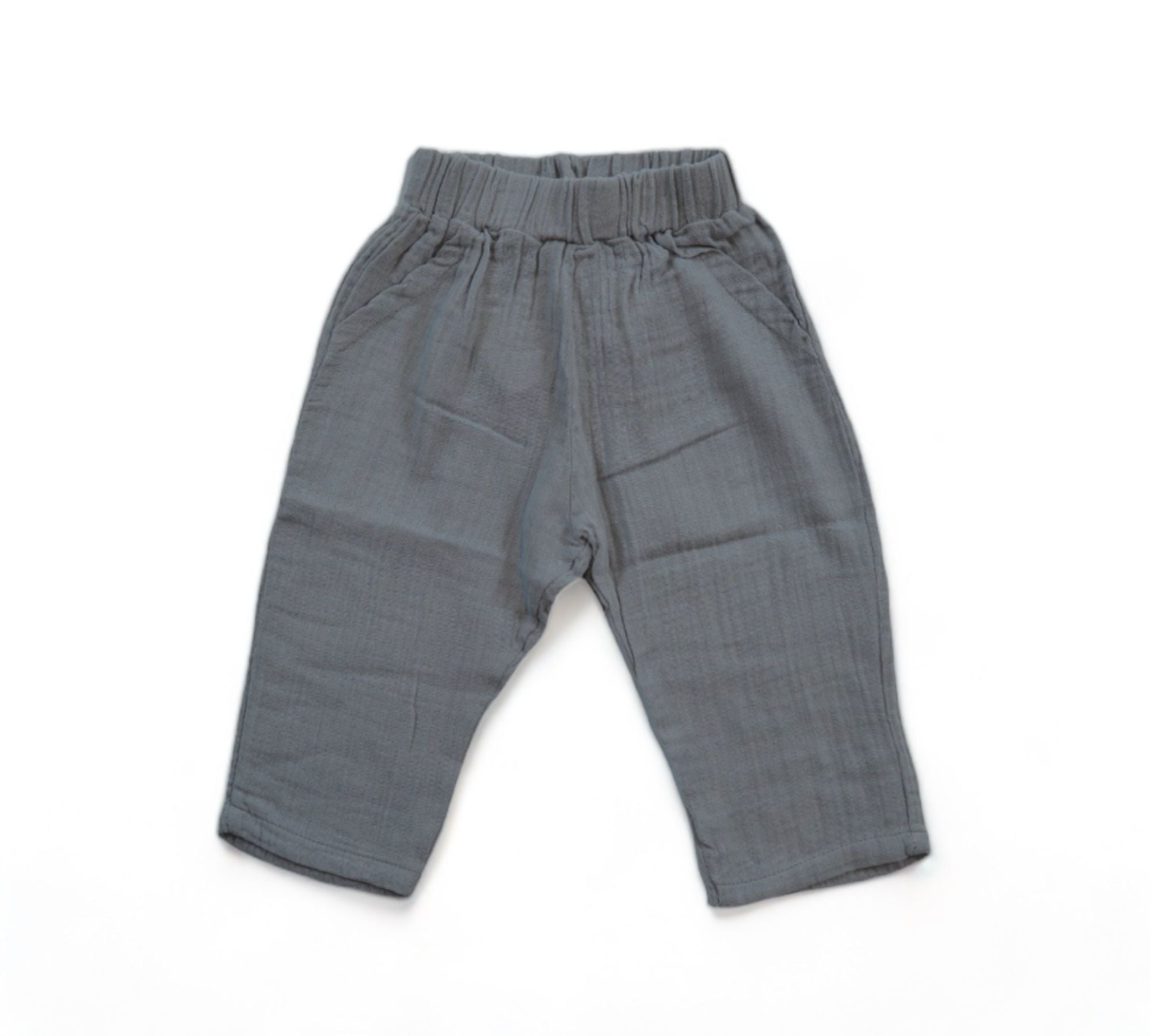 Se Breeze pants - Grey - 3-6m - 68cm hos Lil Paradise Copenhagen