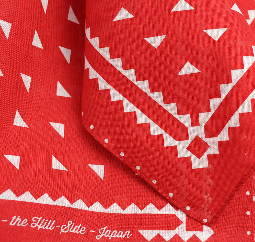 Classic Logo Souvenir Bandana Scarf, Red