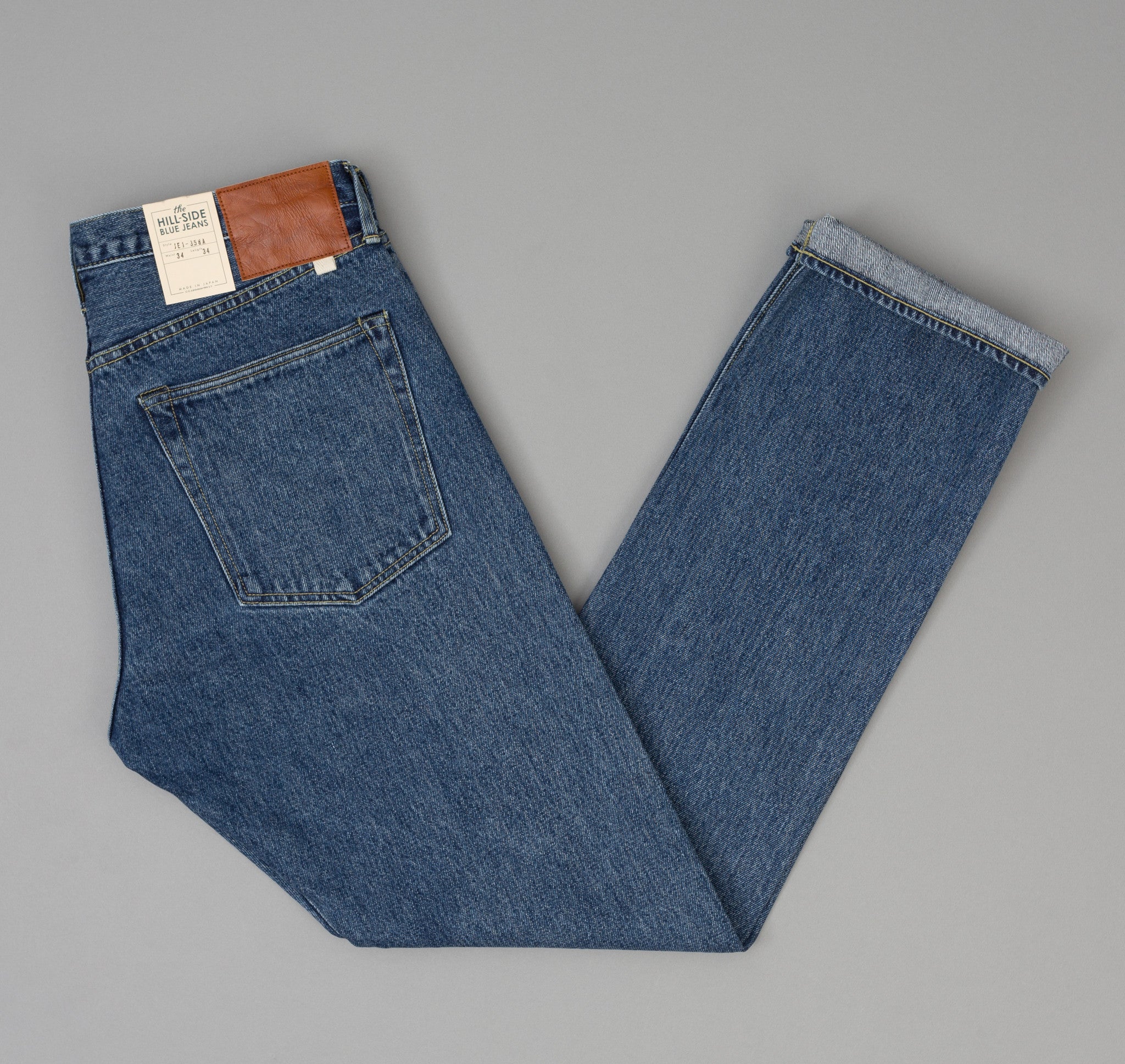 blue selvedge jeans