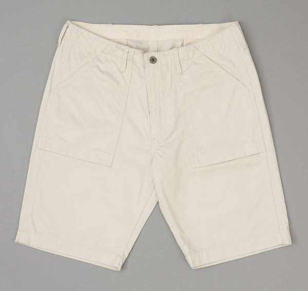 Ivory Twill Fatigue Shorts - SP1-343 - The Hill-Side