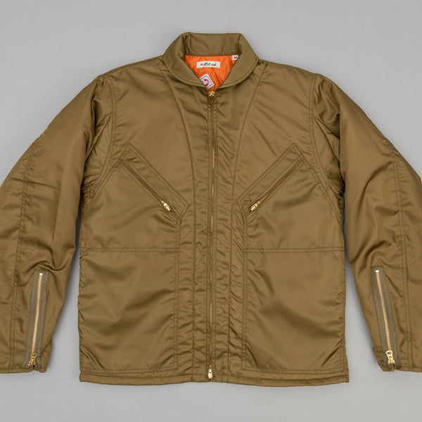 J-1 Intermediate Quilted Jacket, Olive Drab - JK5-01 - The Hill-Side