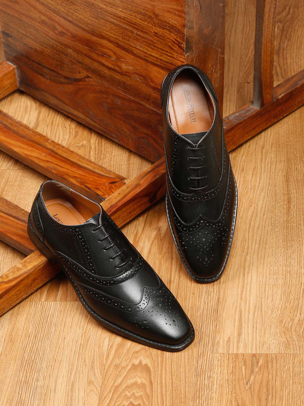 Buy Obsidian Black Formal Shoes for Men by LOUIS STITCH Online