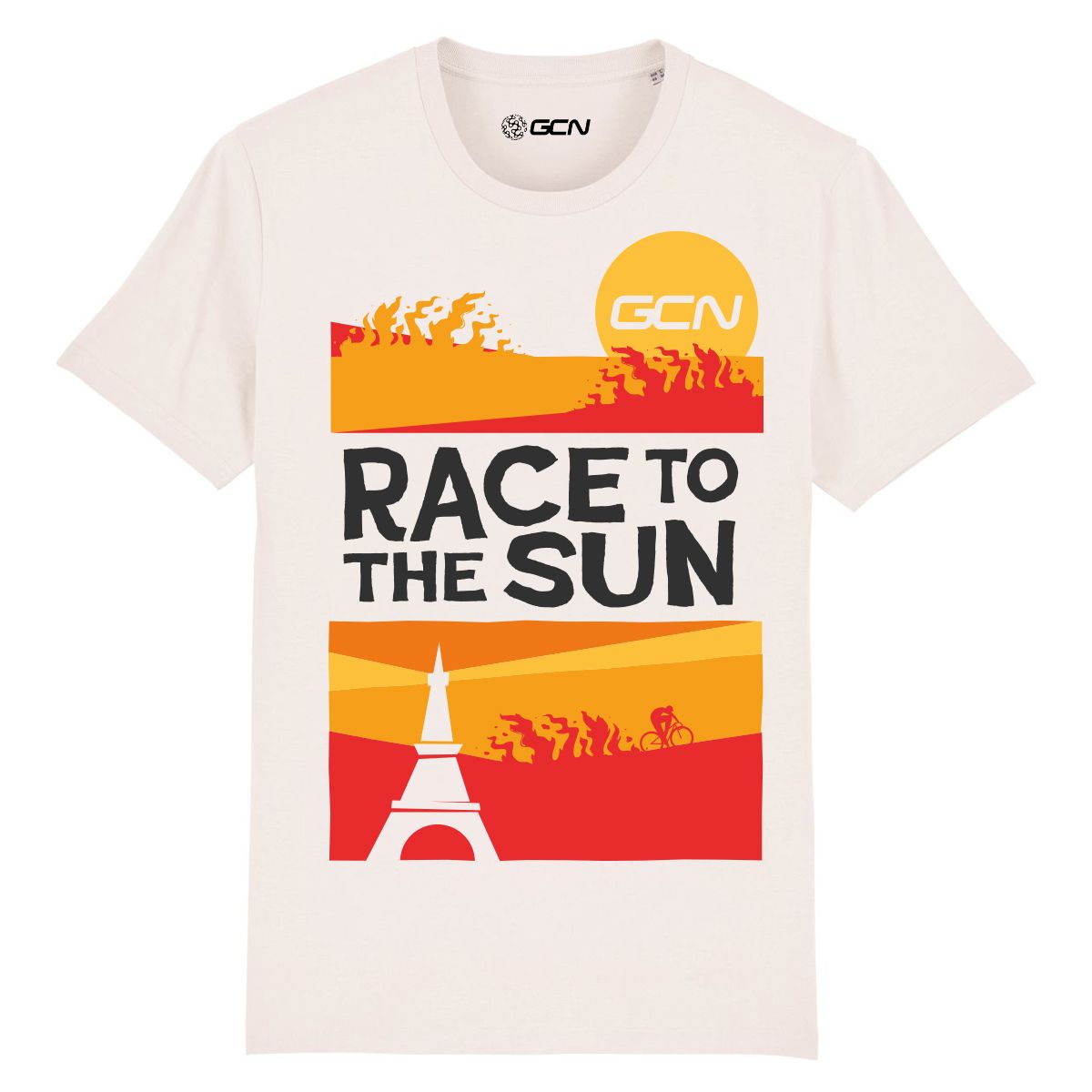 GCN Race To The Sun T-Shirt - Vintage White