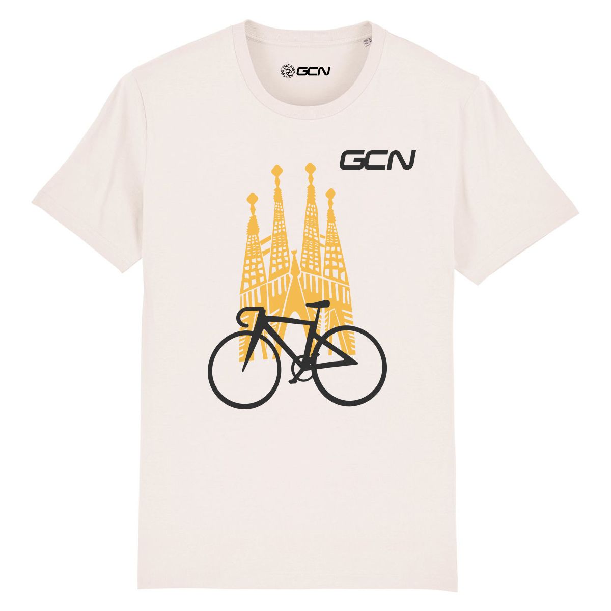 GCN Catalan Roads T-Shirt - Vintage White