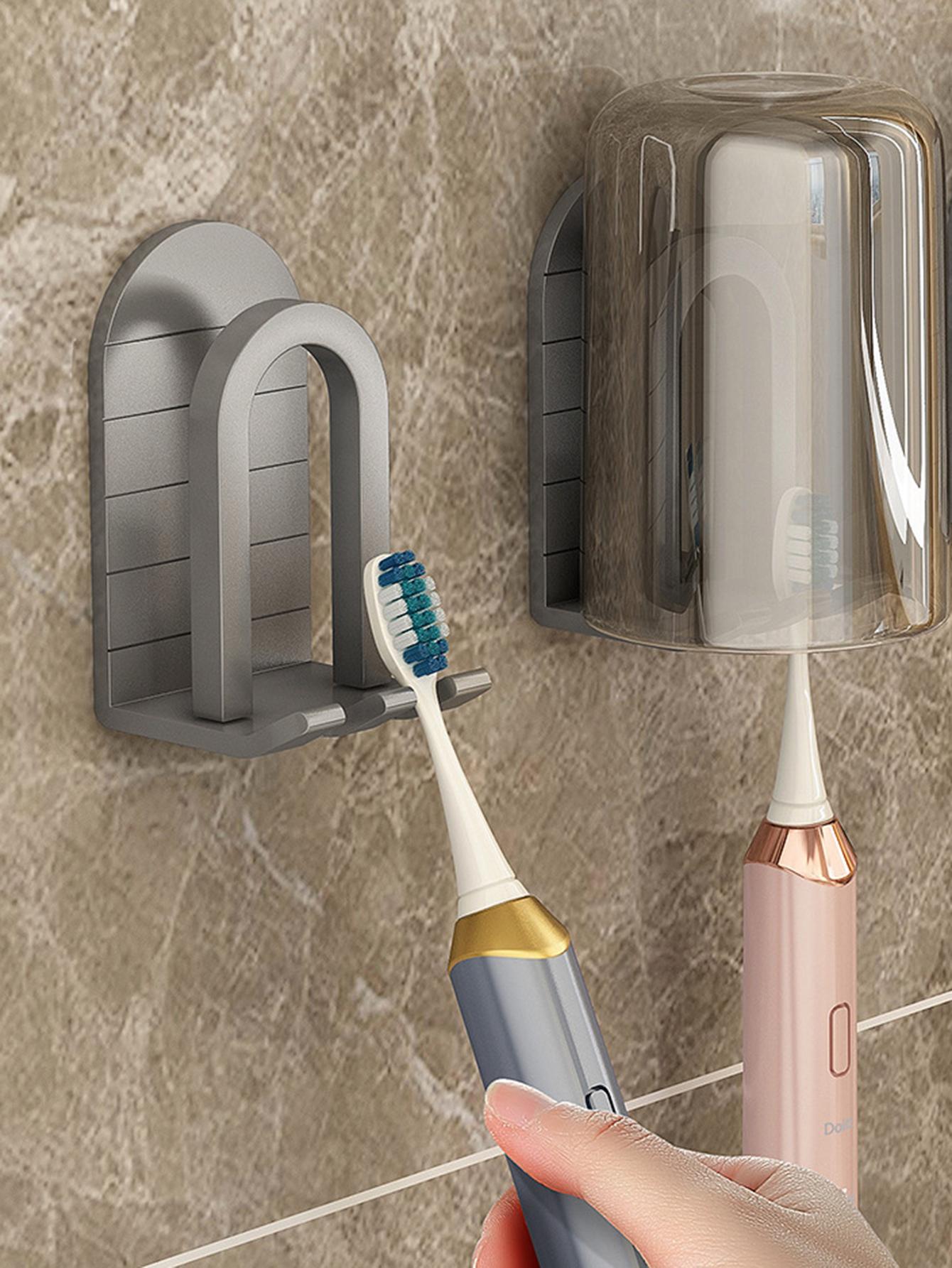 💫 Aluminum Wall-Mounted Toothbrush Holder