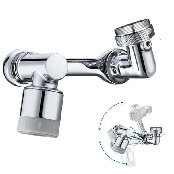 1080 Rotatable Faucet Sprayer Head Anti-Splash Leakproof Double Faucet Extender