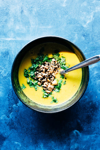 nyssa's kitchen - curried coconut leek soup