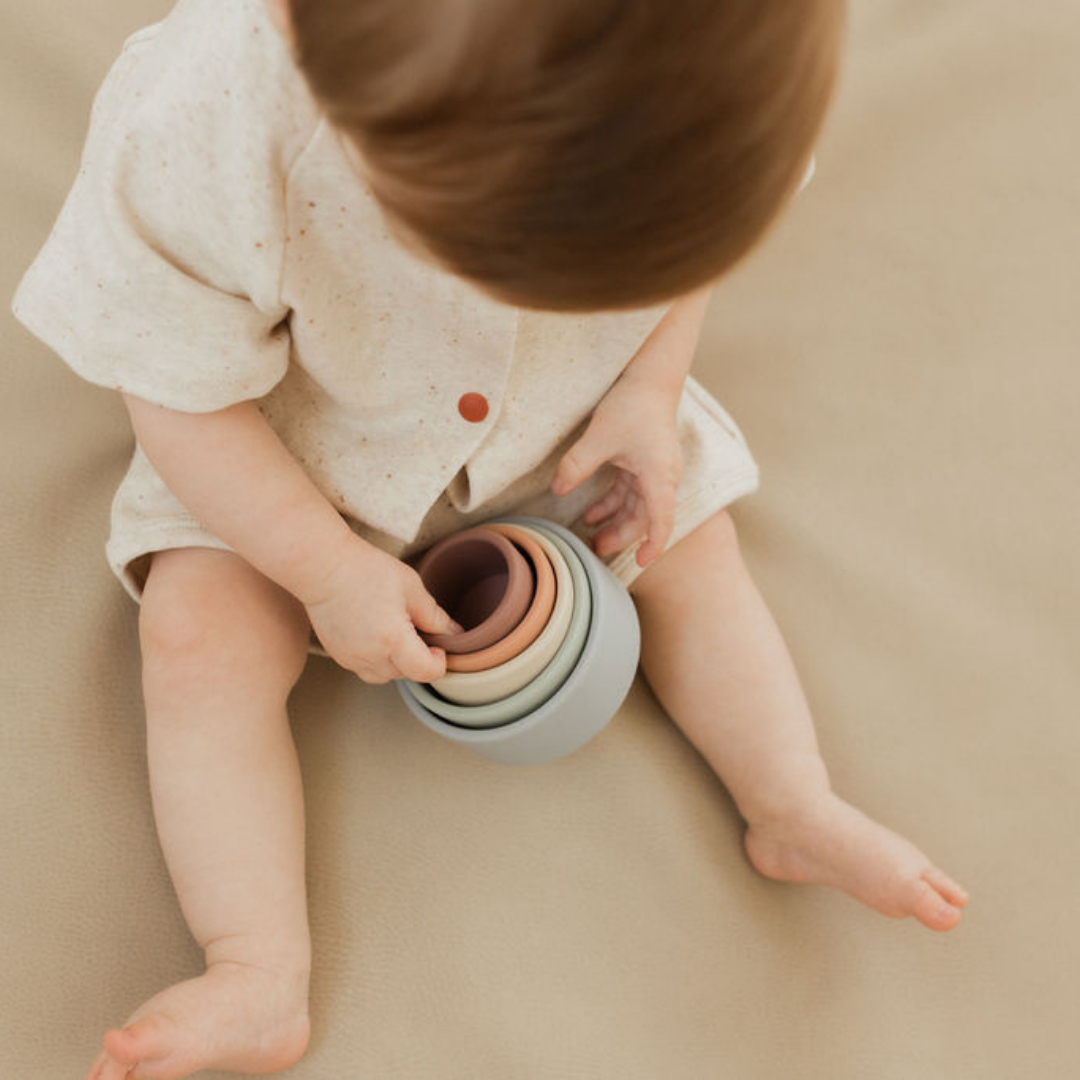 Silicone Nesting Toy - Speckled