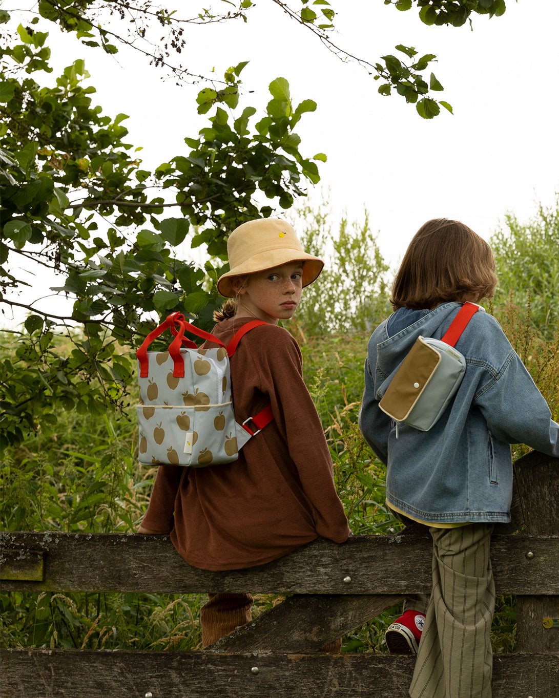 Small rPET Backpack - Green Apple