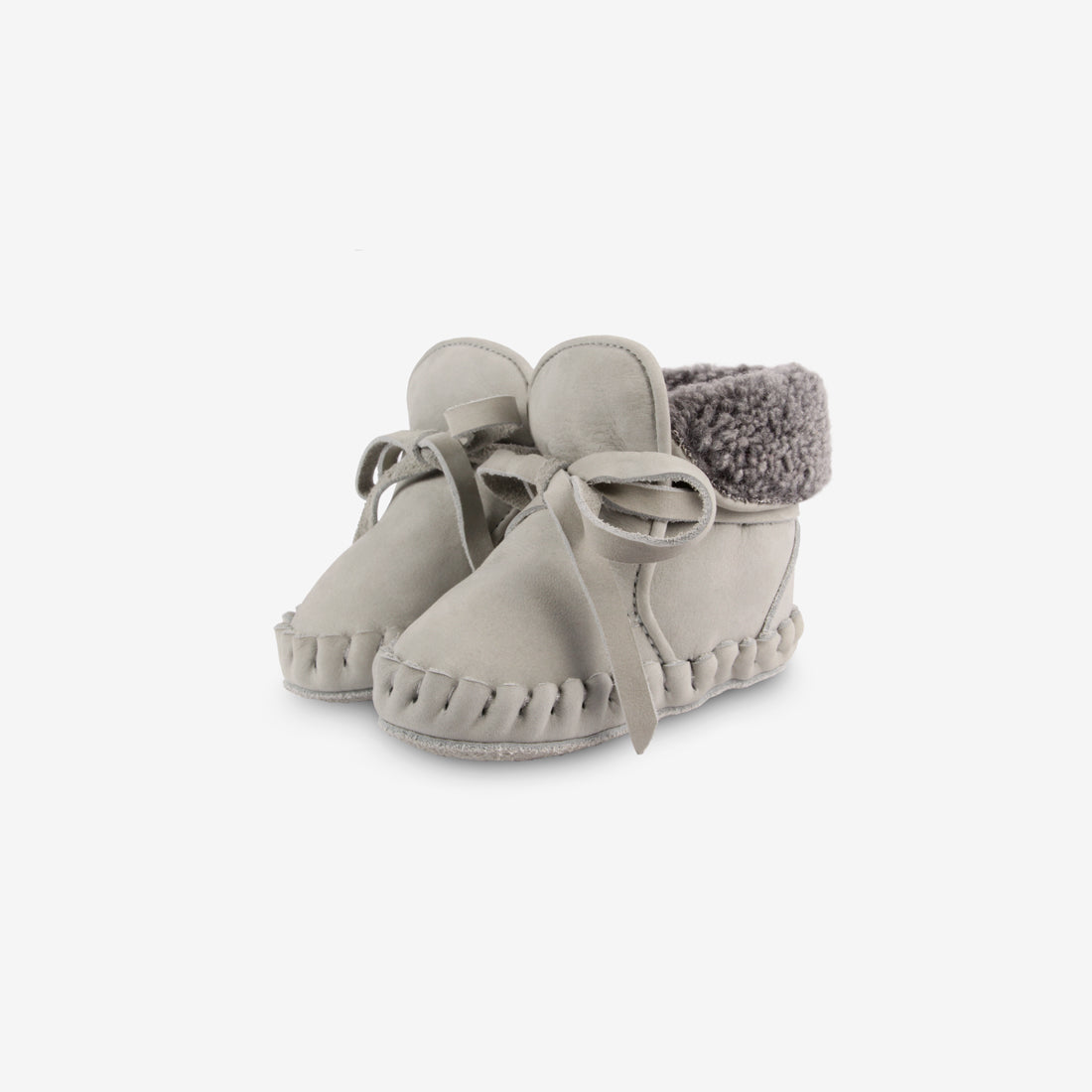 grey baby boots