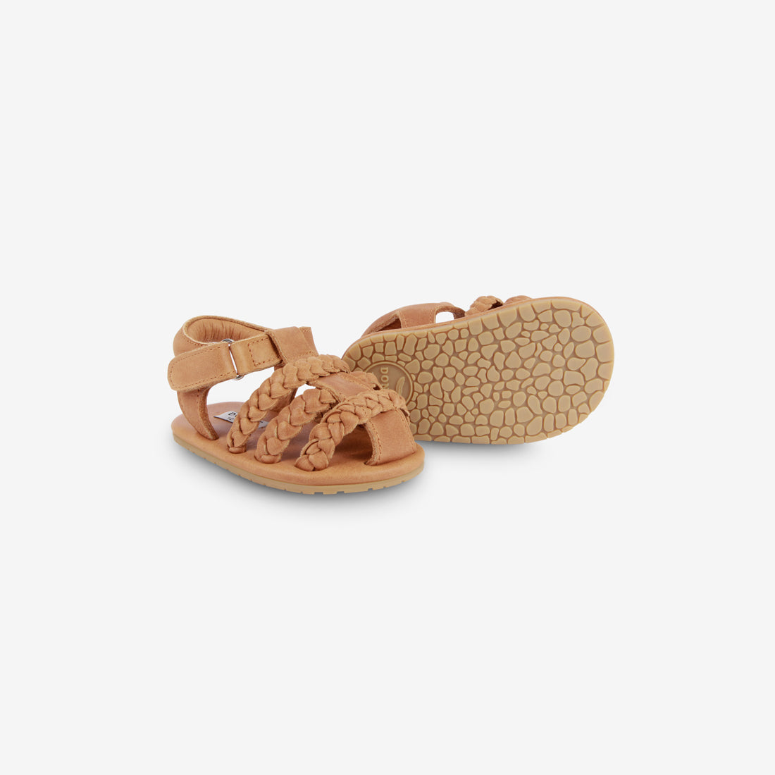 Pam Leather Baby Sandal - Camel