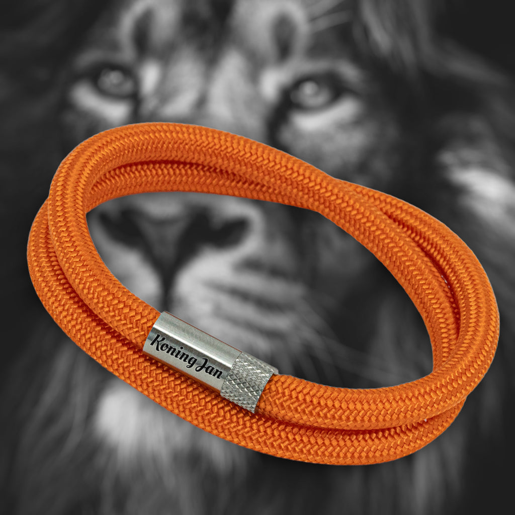 Oranje armband Hollandse stijl