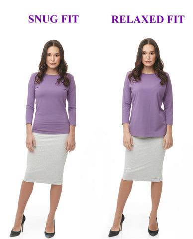 Comparison between the snug fit and relaxed fit layering shells