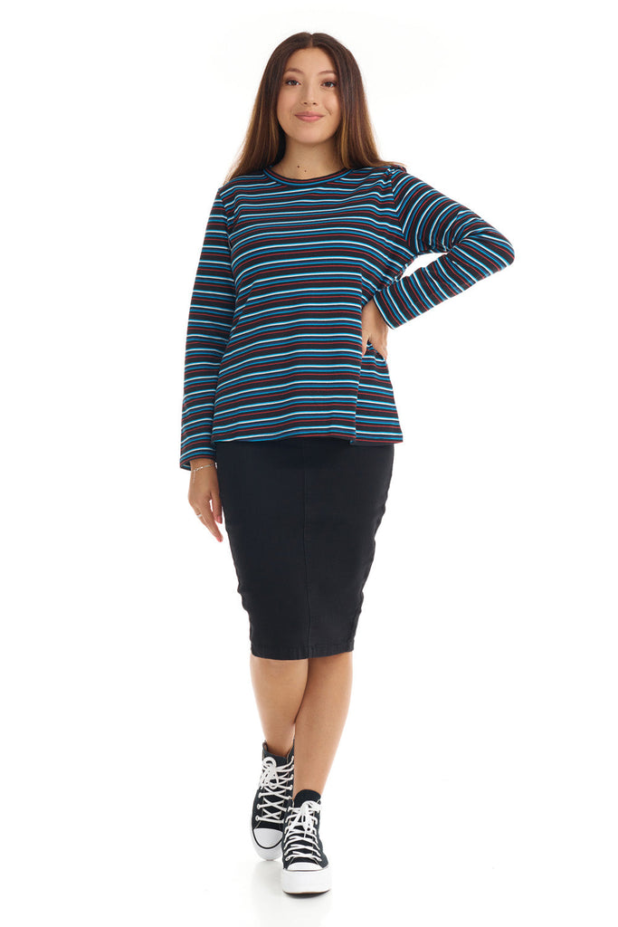 Esteez 3/4 Sleeve - SNUG FIT - Cotton Spandex Layering Shell / Top