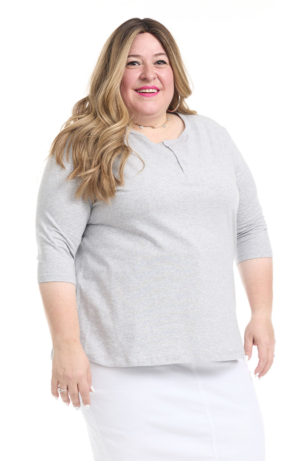 Ellos Women's Plus Size Blouson Sleeve Sweatshirt Tunic Dress, 10/12 -  Heather Grey : Target