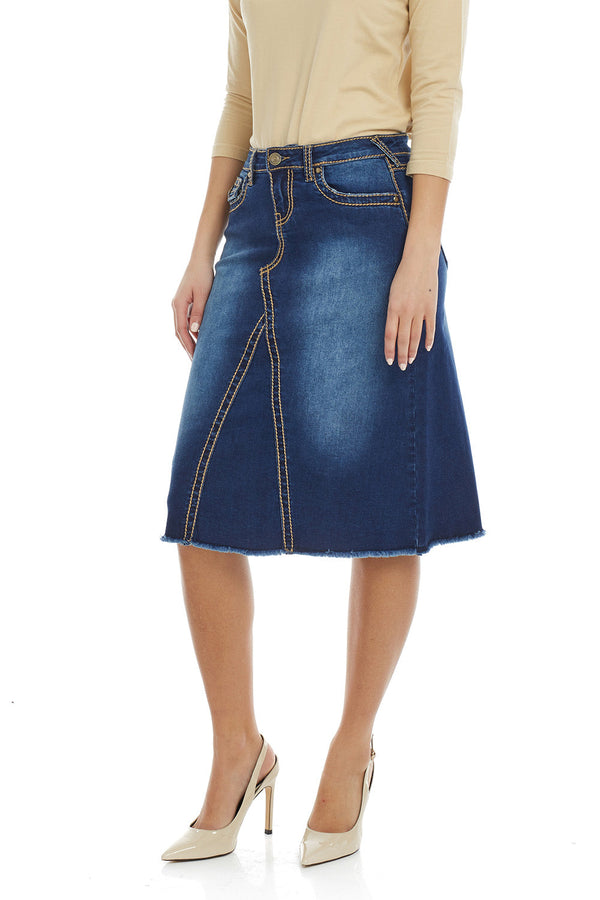 esteez denim skirt