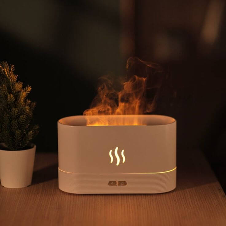 LED Volcano Humidifier/Essential Oil Diffuser - TheProlaxStore – SwiftySolve