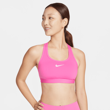 Nike Swoosh On The Run Women's Medium-Support Lightly Lined Sports Bra with  Pockets. Nike PH