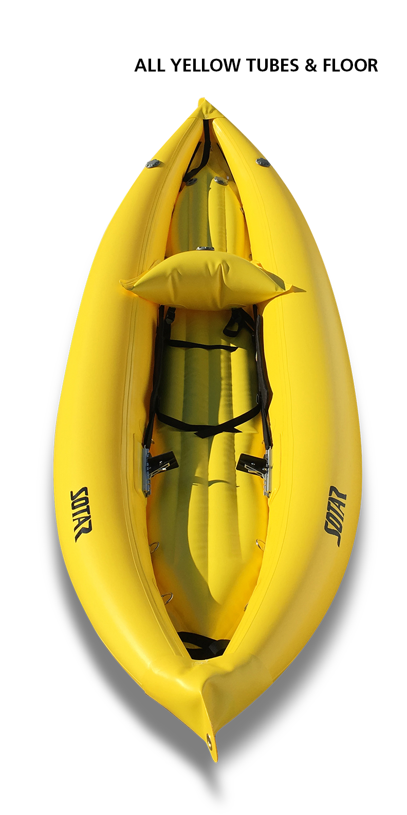 All Yellow SOTAR Inflatable Kayak