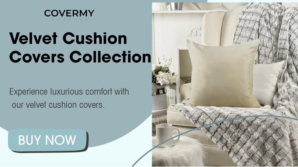 Velvet cushion cover collection