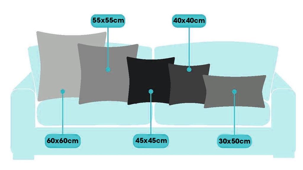 cushion cover sizes guide