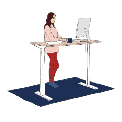 standing desks health benefits sittting less moving more