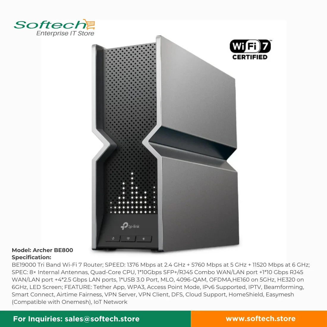 TP-LINK SOHO Wi-Fi 7 Router