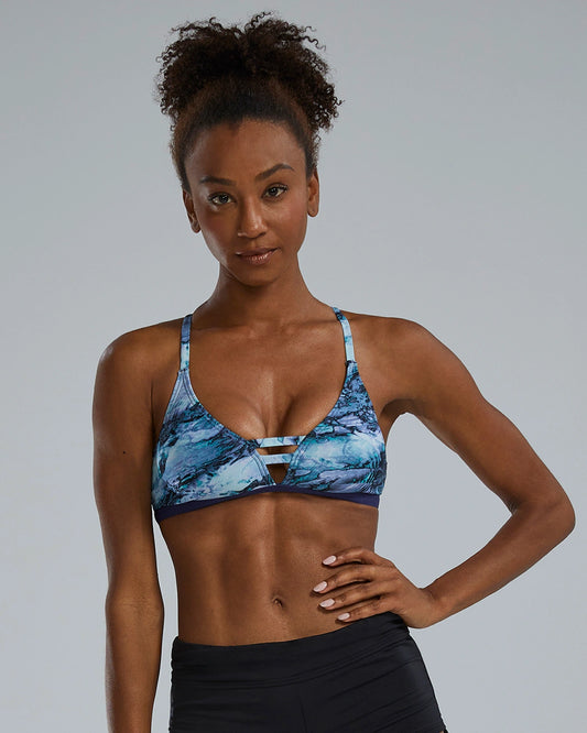 TYR Base Kinetic™ Women's Dual Strap Sports Bra - Aqueous